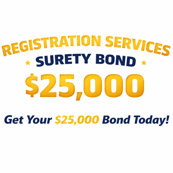 California Registration Services Bond ($25,000)